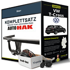 Produktbild - Für VW T-Cross Typ C11,D31 Anhängerkupplung starr +eSatz 13pol uni 18- NEU