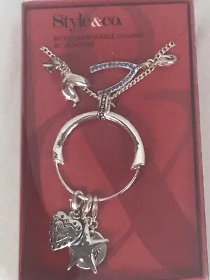 Collar con dije intercambiable Styles and Co Foto 1 de 2