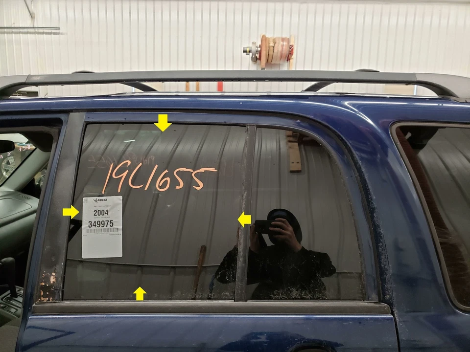 Chevy Geo Tracker 2004 conductor izquierdo privacidad tinte puerta trasera ventana de vidrio solamente Foto 1 de 1