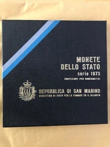 Serie Lire 8 monete del Stato Repubblica di San Marino 1973 - Imagen 1 de 4