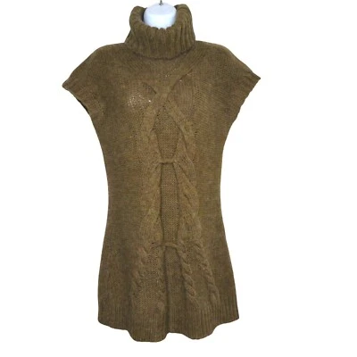 I.A. Vestido Suéter Studio Mujer Tejido con Cable Cuello Alto M Acrílico Lana Italia Foto 1 de 4