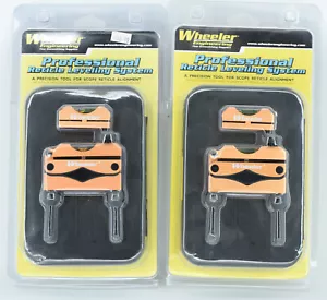 LOT 2x Wheeler Engineering Professional Reticle Leveling System New in Box - Picture 1 of 2