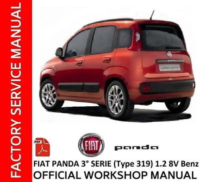 FIAT PANDA (TYPE 319) 2012+ WORKSHOP MANUAL REPAIR SERVICE WIRING DIAGRAMS - ITA - Image 1 of 4
