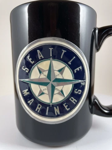 Seattle Mariners MLB Pewter Plaque Ceramic Coffee Mug Fan Gift Cover