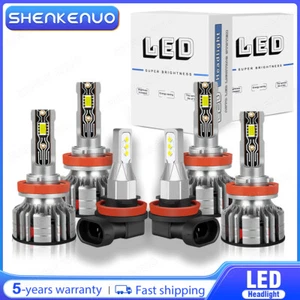 Hot For Buick LaCrosse 2010-2013 LED Headlight High/Low Beam+Fog Light Bulbs Kit - Picture 1 of 15