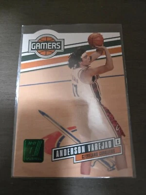 2010-11 Donruss Gamers Die Cut Emerald Basketball Card #23 Anderson Varejao Cavs - Image 1 of 2
