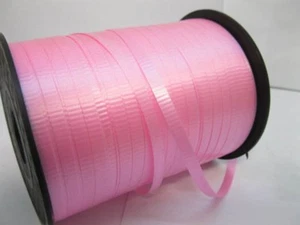 2x500Yards Pink Gift Wrap Curling Ribbon Spool 5mm - Picture 1 of 3