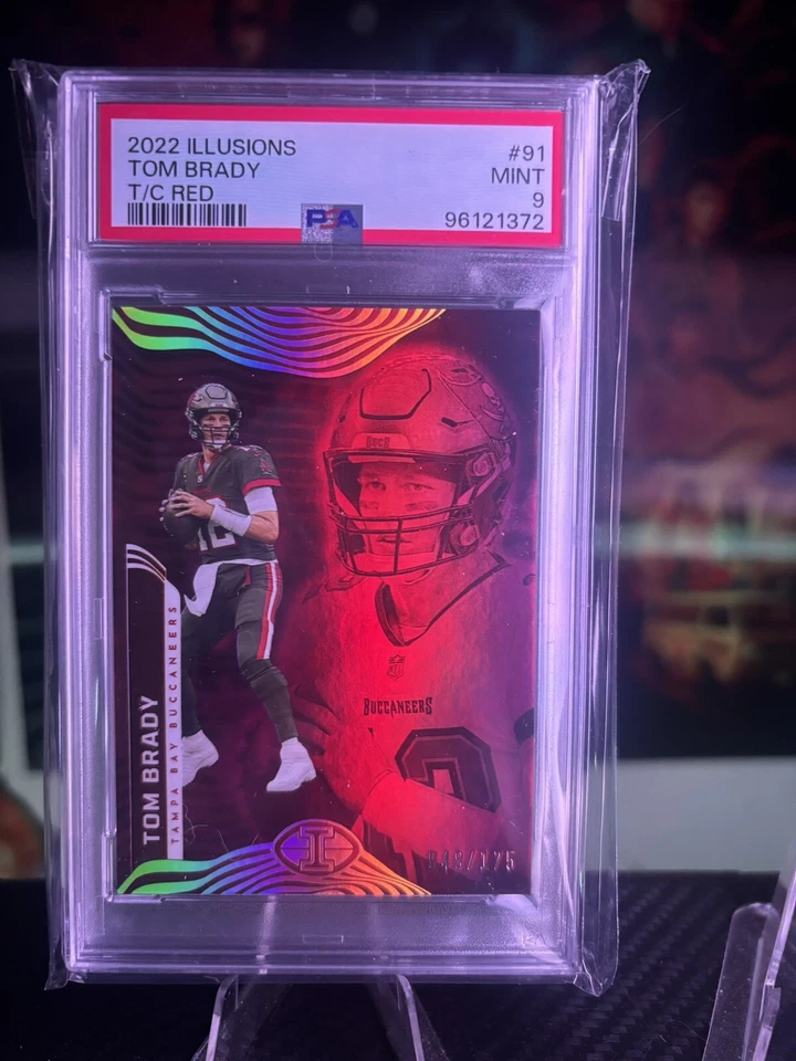 2022 Panini Illusions - Trophy Collection Red #91 Tom Brady /175 - Image 1 of 2