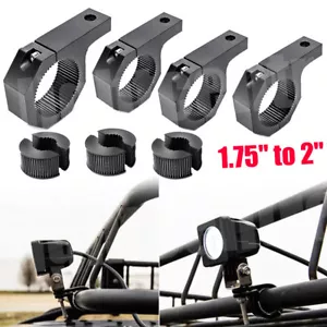 4x Mount Bracket LED Light Bar Clamp Roof Roll Cage 1" 1.5" 1.75" 2"Tube Offroad - Picture 1 of 11