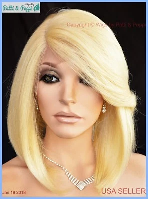 SWISS LACE FRONT | LACE PART | BOB HEAT FRIENDLY WIG | COLOR 613 SEXY 1272-1 - Image 1 of 4