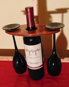 WINE GLASS HOLDER/RACK, MINWAX Sedona Red # 222  - Picture 1 of 4