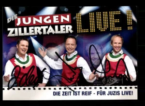 Die jungen Zillertaler Autogrammkarte Original Signiert ## BC 187483 - Bild 1 von 2