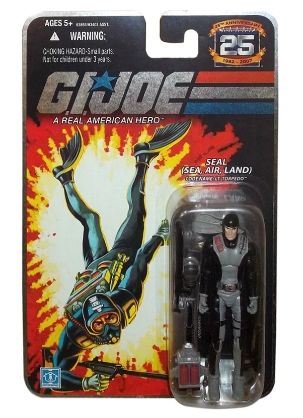 Hasbro G.I. Joe 25th Anniversary Wave 6 Reissue Torpedo Action Figure