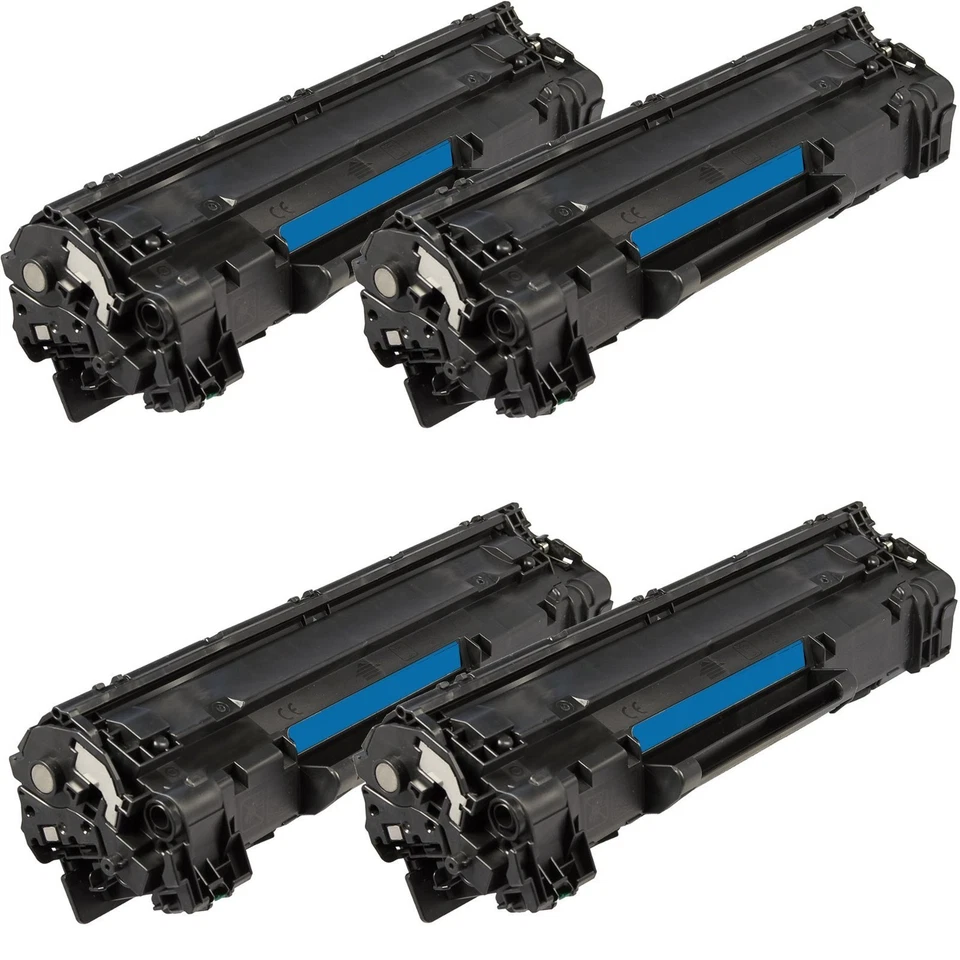 4pk Toner Cartridge For CE285A 85A Laserjet P1102 P1102W M1132 M1212nf M1217nfw - Image 1 of 1