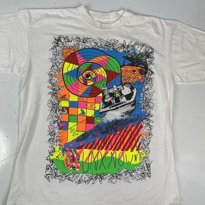 Camiseta De Colección 1991 Neón Wakeboard “Destino Desconocido” RARA EE. UU. Talla Para Hombre L Foto 1 de 4