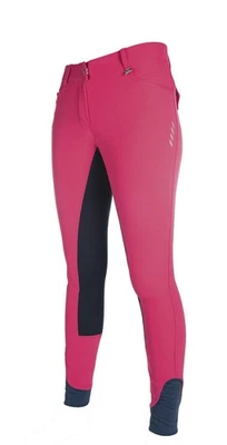 Damen Kinder Reithosen Reithosen Reithosen Damen zweifarbig Nylon Leggings eng - Bild 1 von 4