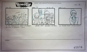 RoboCop Alpha Commando Production 1998 Hand Drawn Storyboard Orion Pictures - Picture 1 of 2