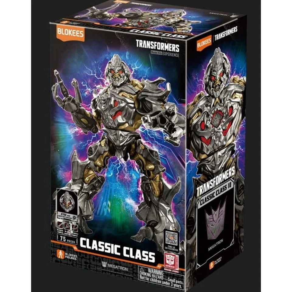 Transformers Megatron Clase Clásica Blokees Modelo Kit 10 Foto 1 de 4