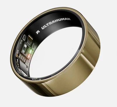 Ultrahuman Ring AIR Smart Ring Size 08 - Air Gold - Advanced Health Metrics - Image 1 of 4