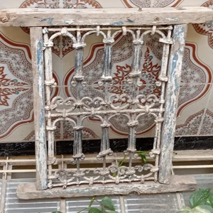 ANTIGUA VENTANA HIERRO HECHA A MANO ANTIGUO RARO HERRERO MUSEO FORJADO A MANO MARRUECOS - Imagen 1 de 24