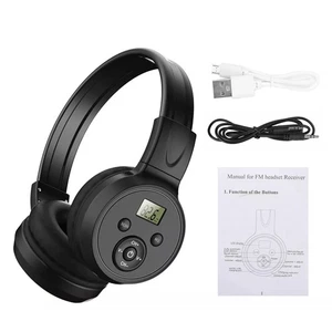 Rechargeable FM Digital Radio Receiver Headphone Only supports FM (no AM) - Picture 1 of 14