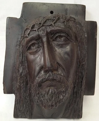 Bernard Ranarison : sculpture en ébène Jésus Christ 1976 Tamatave 729 gr rare - Photo 1/4