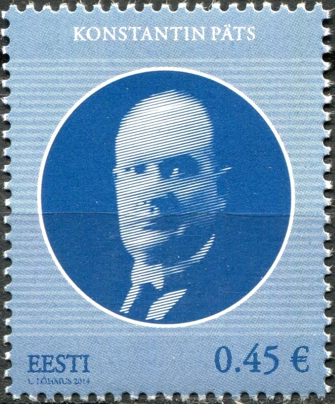 Estonia 2014. Konstantin Päts (1841-1956) (MNH OG **) Stamp - Image 1 of 1