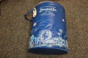 Vintage Disneyland Fun World’s Fair Pepsi Kühltasche 1964 65 New York wie besehen - Bild 1 von 24