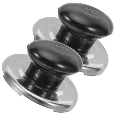  2 peças de substituição de tampa de chaleira de chá de apito: bule de metal cabo de tampa de apito - - Imagem 1 de 4