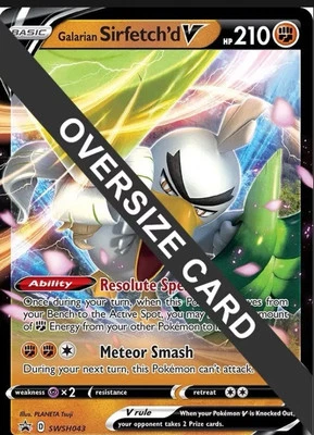 Galarian Sirfetch'd V SWSH043 Jumbo Card - Image 1 of 3