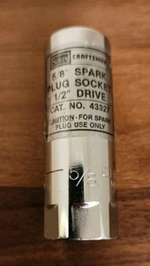 Craftsman USA 5/8'' Spark Plug Socket 6 Point 1/2” Drive G 43327 - Picture 1 of 5