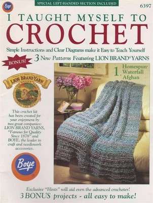 VTG!LOT OF 2 BOYE INSTURCTION BOOKS WITH PATTERNS CROCHET&KNIT - Image 1 of 4