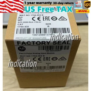 Allen Bradley 1794-IE8 AB 1794IE8 /B Flex 8 PointAnalog Input Module US Free Tax - Picture 1 of 5
