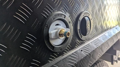 Caravan Water Tank Filler Adapter (3-Pin) with Genuine Holman Brass Fittings - image 1 of 4