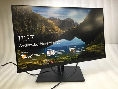 HP Z27 27" Widescreen Display QHD IPS LED Monitor HDMI DP Grade A - Image 1 of 4
