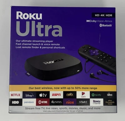 Reproductor multimedia de transmisión Roku Ultra 4800R 4K - negro (G) Foto 1 de 2