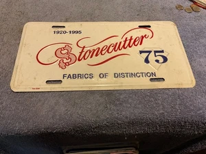 Telas canteras de matrícula de concesionario de metal 75 años 1920 - 1995 - Imagen 1 de 1