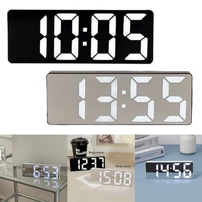 Minimalistische LED Digitaluhr mit Nachtmodus und einstellbarer Helligkeit - Bild 1 von 4