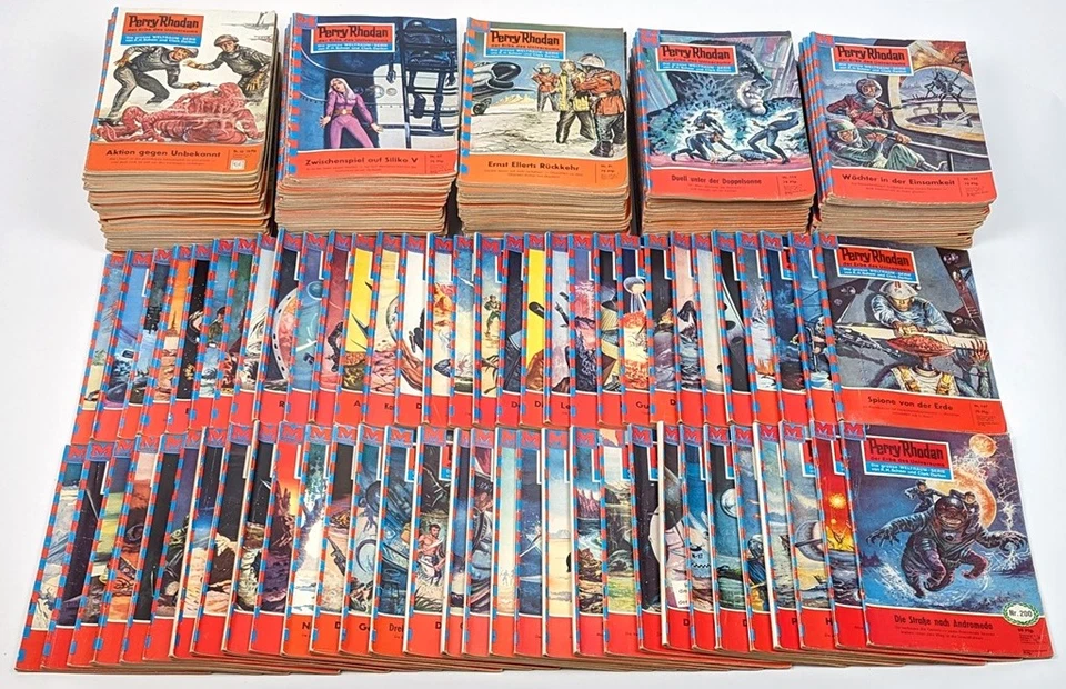 Perry Rhodan Heft 1-200 Romansammlung in 1. Auflage (10 Hefte fehlen) - Bild 1 von 4