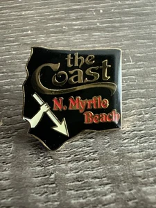The Coast Harley Davidson N Myrtle Beach Bike Week Pin Black Gold Red - Picture 1 of 2