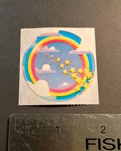 Vintage Stickers Lisa Frank Rainbow Balloons Sticker Mod VTG 80s - Picture 1 of 2