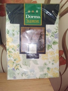 DORMA Supreme The Country Diary Foliage RARE Floral VINTAGE SINGLE DUVET COVER - Picture 1 of 11