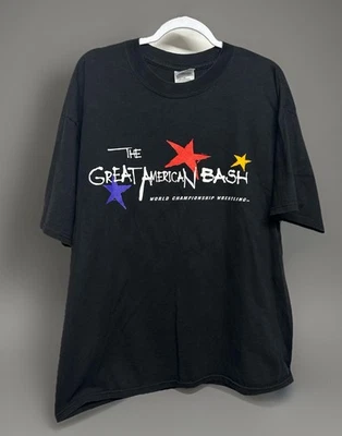 Vtg 1999 Great American Bash WCW Randy Savage t shirt XL - Image 1 of 4