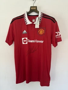 Marcus Rashford Manchester United handsigniertes Heimtrikot 2022-2023 mit Echtheitszertifikat neu mit Etikett - Bild 1 von 14