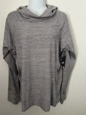 Mountain Hardwear Ghee Hooded Pullover Performance Stretch Knit Women’s XL - Image 1 of 4