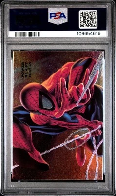 1994 Marvel Universe '94 Flair Power Blast #15 Spider-man PSA 9 - Image 1 of 2