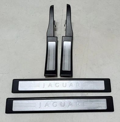 2009 2010 2011 2012 2013 2014 2015 Jaguar XF umbral de puerta placas de desgaste delanteras + traseras Foto 1 de 4