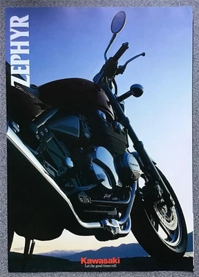 KAWASAKI Zephyr 550cc Motorcycle Sales Brochure 1993 Ref 99948-1151 II-IX - Image 1 of 3