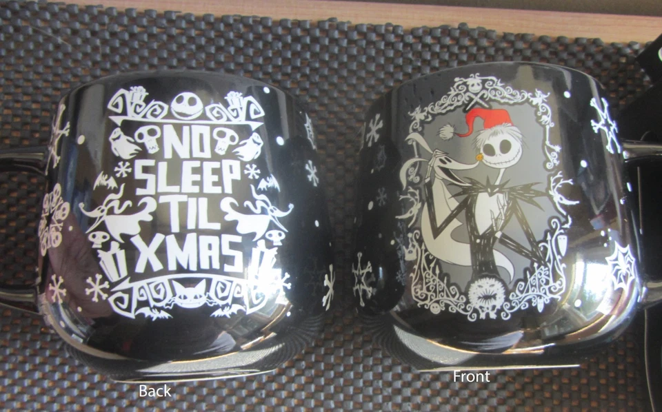 Disney Jack Skellington Taza Pesadilla Antes de Navidad Taza de Café Té DOBLE CARA Foto 1 de 1