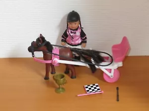 ZAPF MINI BABY BORN Sulky Pferd Rennen mit Zubehör - Bild 1 von 2